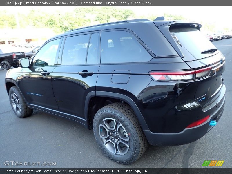 Diamond Black Crystal Pearl / Global Black 2023 Jeep Grand Cherokee Trailhawk 4XE