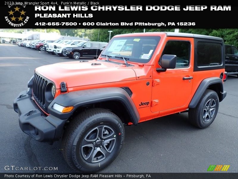 Punk'n Metallic / Black 2023 Jeep Wrangler Sport 4x4