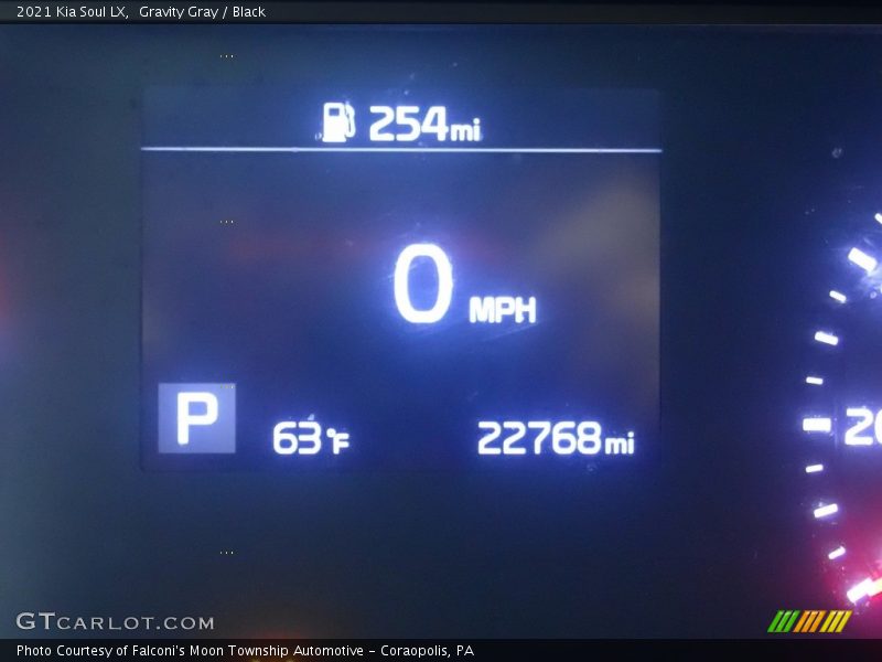 Gravity Gray / Black 2021 Kia Soul LX