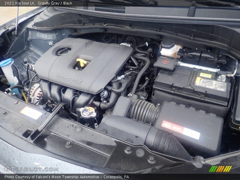 Gravity Gray / Black 2021 Kia Soul LX