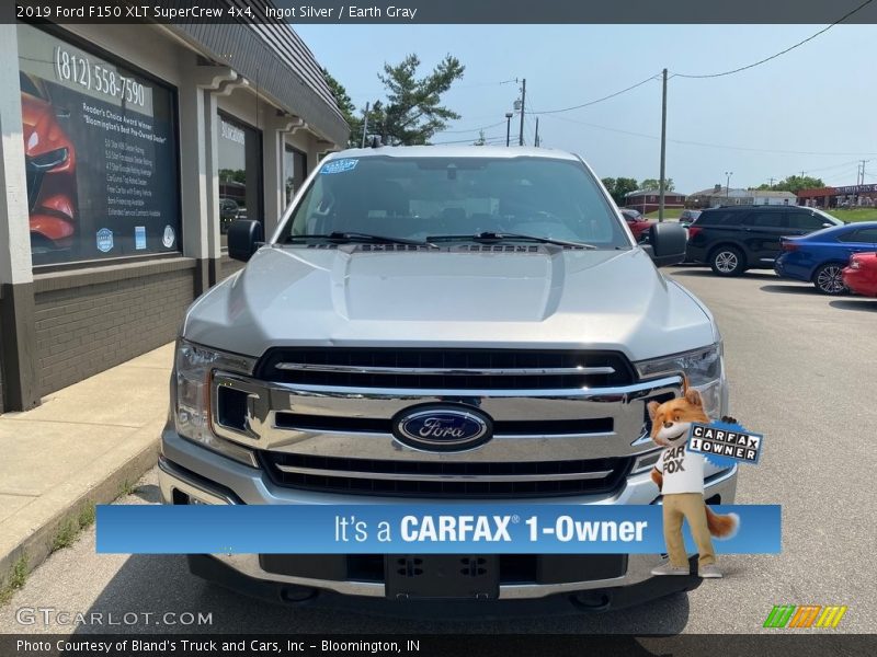 Ingot Silver / Earth Gray 2019 Ford F150 XLT SuperCrew 4x4