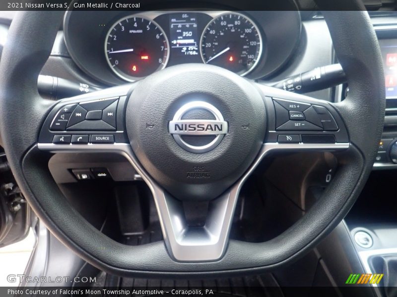 Gun Metallic / Charcoal 2021 Nissan Versa S