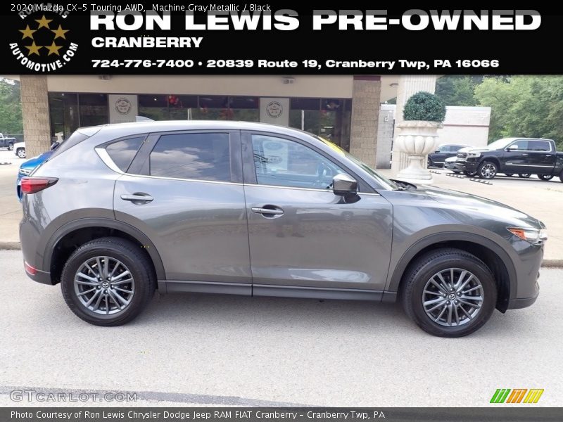 Machine Gray Metallic / Black 2020 Mazda CX-5 Touring AWD