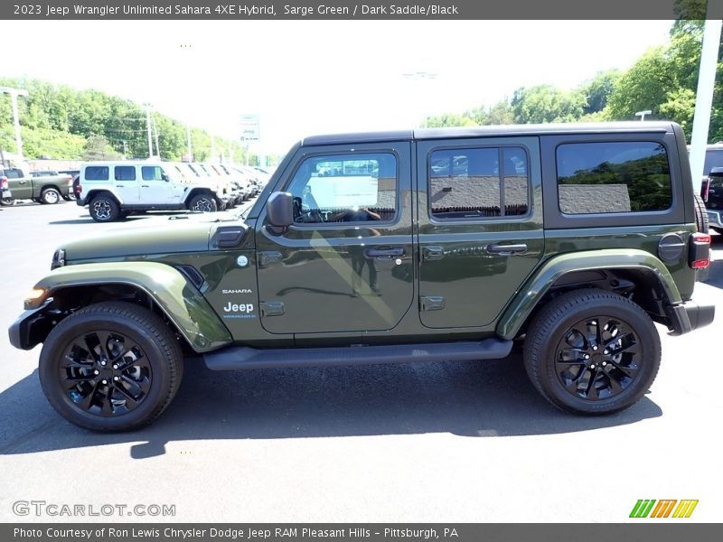 Sarge Green / Dark Saddle/Black 2023 Jeep Wrangler Unlimited Sahara 4XE Hybrid