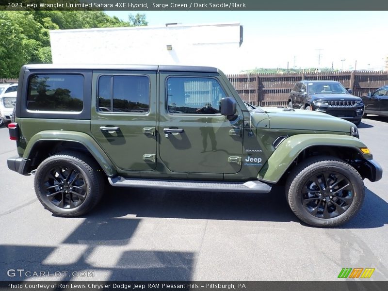 Sarge Green / Dark Saddle/Black 2023 Jeep Wrangler Unlimited Sahara 4XE Hybrid