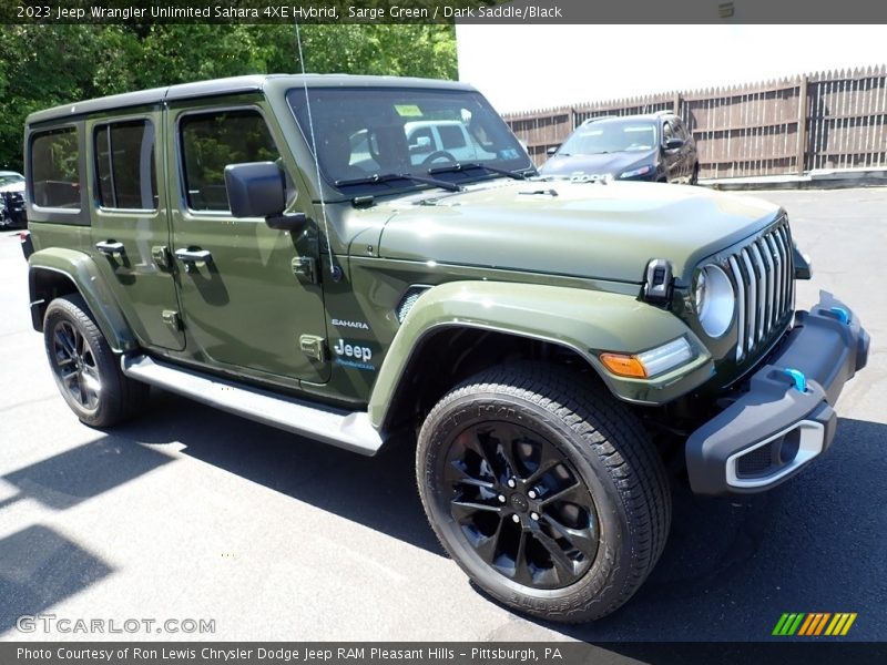 Sarge Green / Dark Saddle/Black 2023 Jeep Wrangler Unlimited Sahara 4XE Hybrid