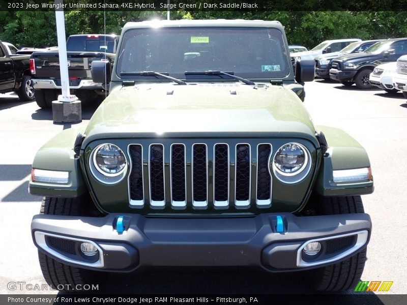 Sarge Green / Dark Saddle/Black 2023 Jeep Wrangler Unlimited Sahara 4XE Hybrid