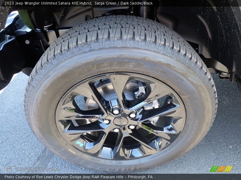 Sarge Green / Dark Saddle/Black 2023 Jeep Wrangler Unlimited Sahara 4XE Hybrid