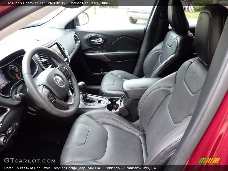Velvet Red Pearl / Black 2021 Jeep Cherokee Latitude Lux 4x4
