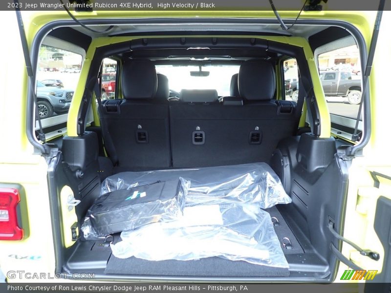 High Velocity / Black 2023 Jeep Wrangler Unlimited Rubicon 4XE Hybrid
