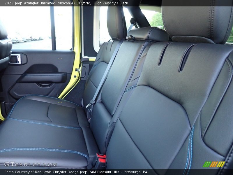 High Velocity / Black 2023 Jeep Wrangler Unlimited Rubicon 4XE Hybrid