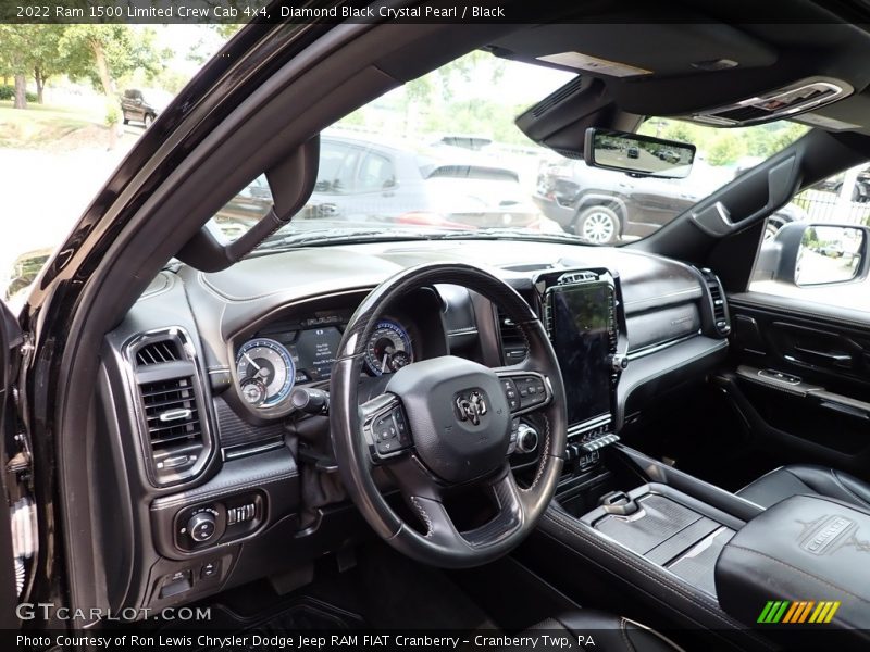  2022 1500 Limited Crew Cab 4x4 Black Interior
