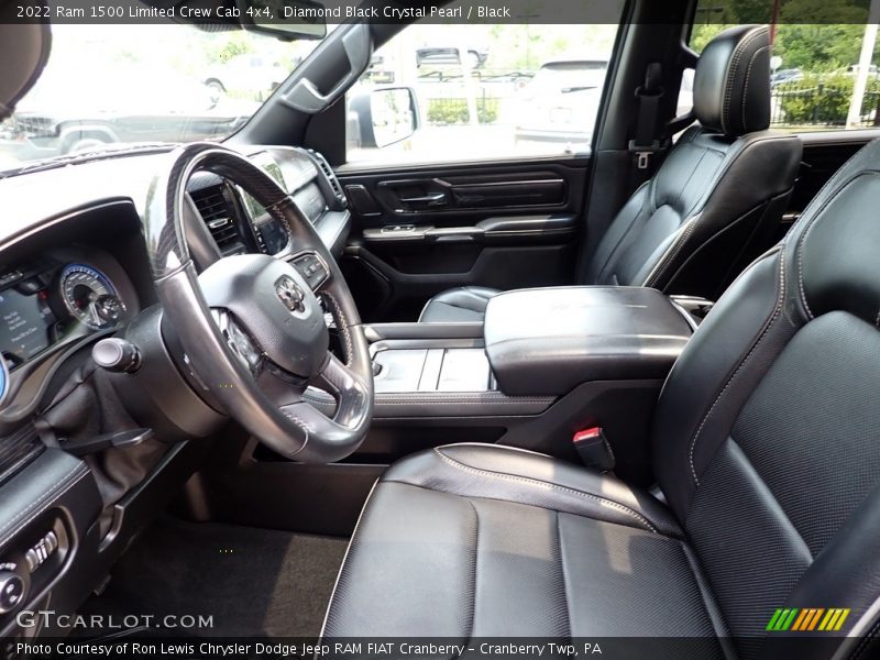 Front Seat of 2022 1500 Limited Crew Cab 4x4
