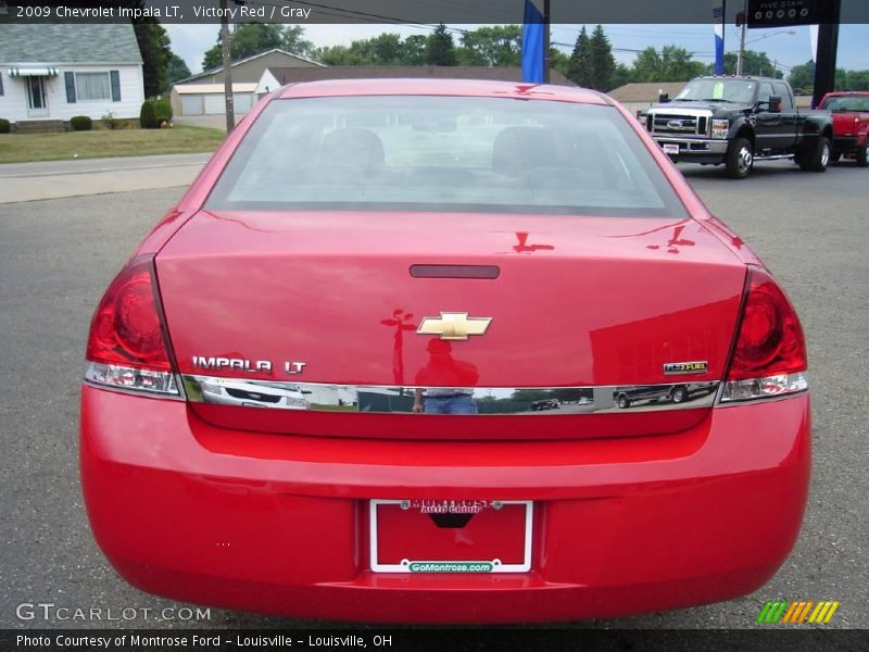 Victory Red / Gray 2009 Chevrolet Impala LT