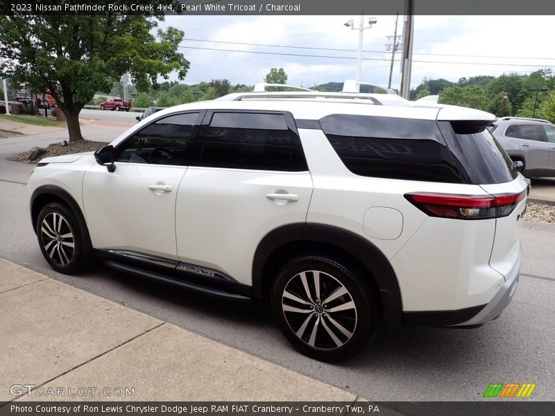 Pearl White Tricoat / Charcoal 2023 Nissan Pathfinder Rock Creek 4x4