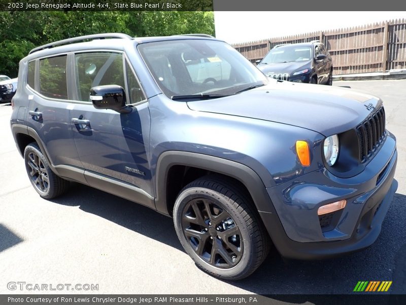 Slate Blue Pearl / Black 2023 Jeep Renegade Altitude 4x4