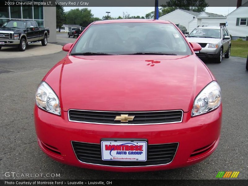 Victory Red / Gray 2009 Chevrolet Impala LT