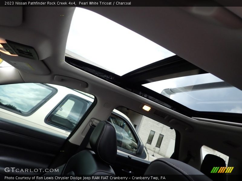 Sunroof of 2023 Pathfinder Rock Creek 4x4