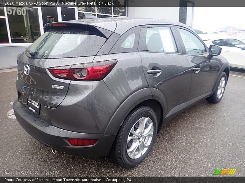 Machine Gray Metallic / Black 2020 Mazda CX-3 Sport AWD