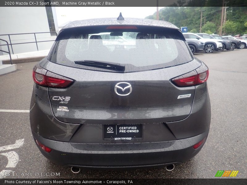Machine Gray Metallic / Black 2020 Mazda CX-3 Sport AWD