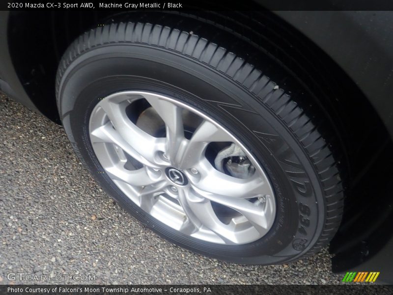 Machine Gray Metallic / Black 2020 Mazda CX-3 Sport AWD