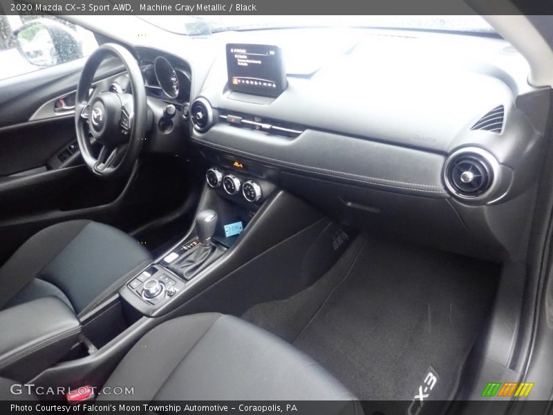 Machine Gray Metallic / Black 2020 Mazda CX-3 Sport AWD