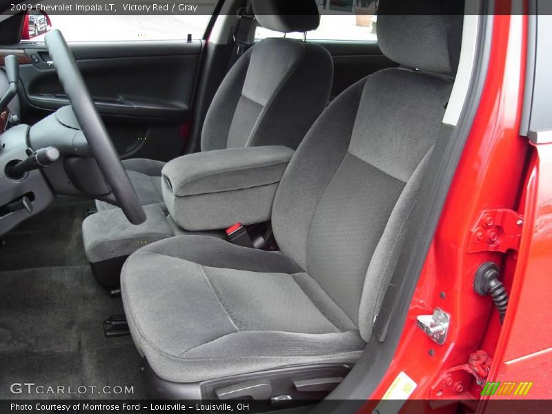 Victory Red / Gray 2009 Chevrolet Impala LT