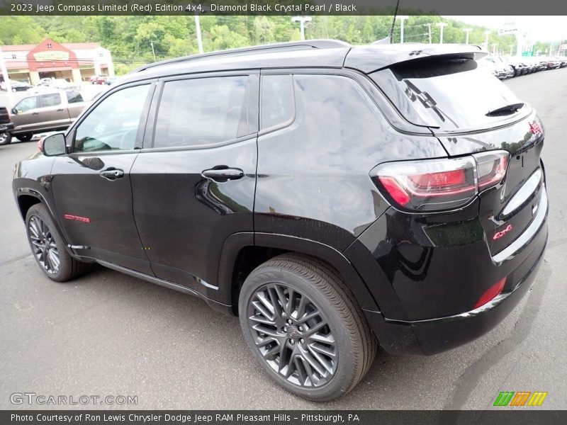 Diamond Black Crystal Pearl / Black 2023 Jeep Compass Limited (Red) Edition 4x4