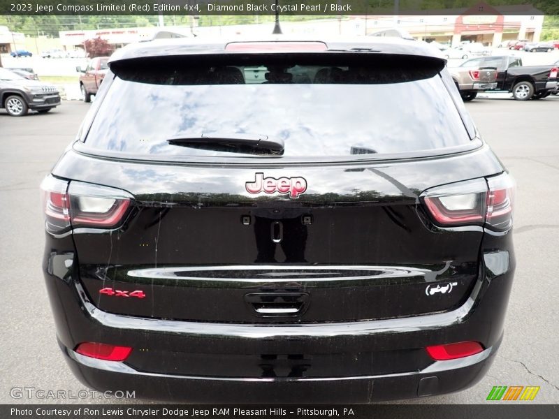 Diamond Black Crystal Pearl / Black 2023 Jeep Compass Limited (Red) Edition 4x4
