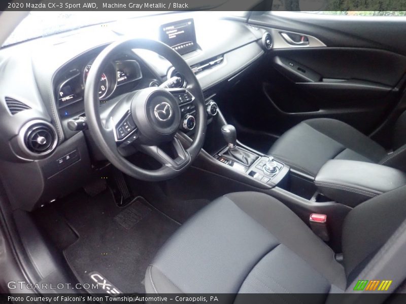 Machine Gray Metallic / Black 2020 Mazda CX-3 Sport AWD