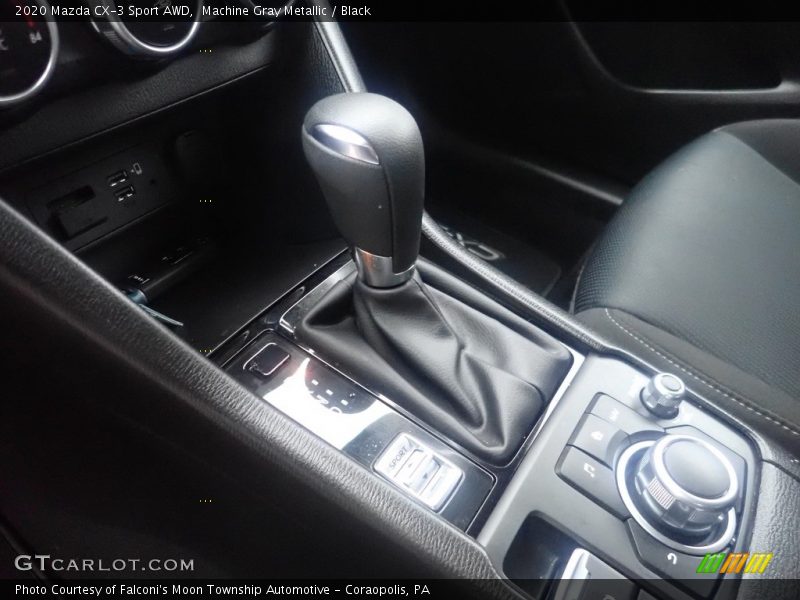 Machine Gray Metallic / Black 2020 Mazda CX-3 Sport AWD