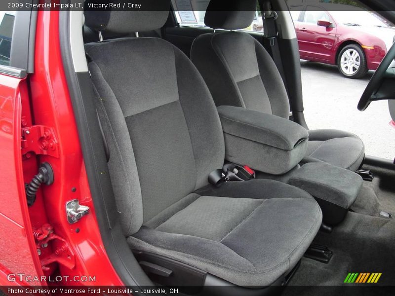 Victory Red / Gray 2009 Chevrolet Impala LT