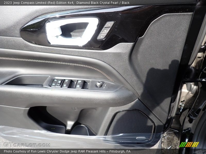 Diamond Black Crystal Pearl / Black 2023 Jeep Compass Limited (Red) Edition 4x4