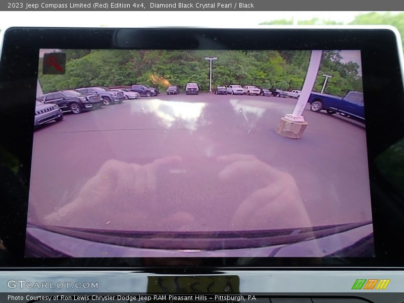 Diamond Black Crystal Pearl / Black 2023 Jeep Compass Limited (Red) Edition 4x4