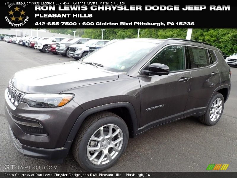 Granite Crystal Metallic / Black 2023 Jeep Compass Latitude Lux 4x4