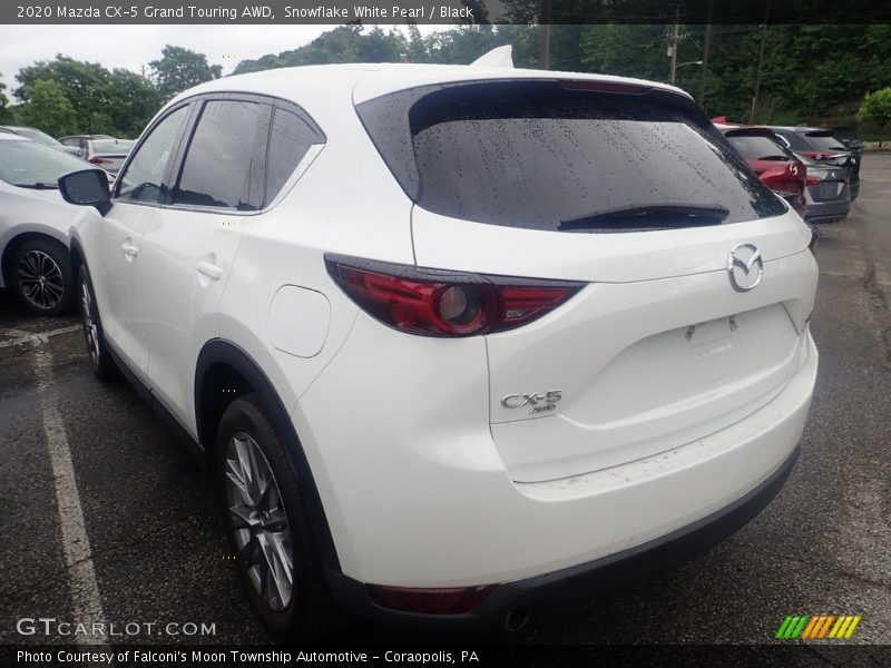 Snowflake White Pearl / Black 2020 Mazda CX-5 Grand Touring AWD