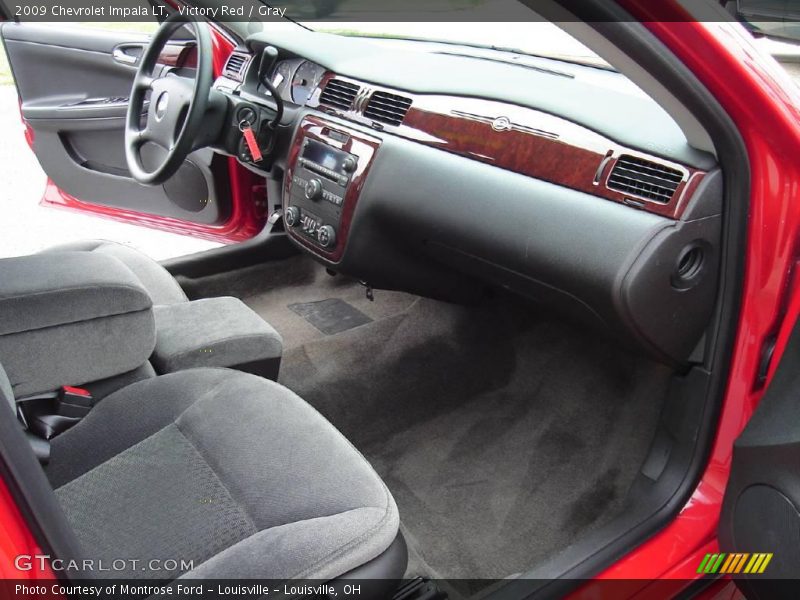 Victory Red / Gray 2009 Chevrolet Impala LT