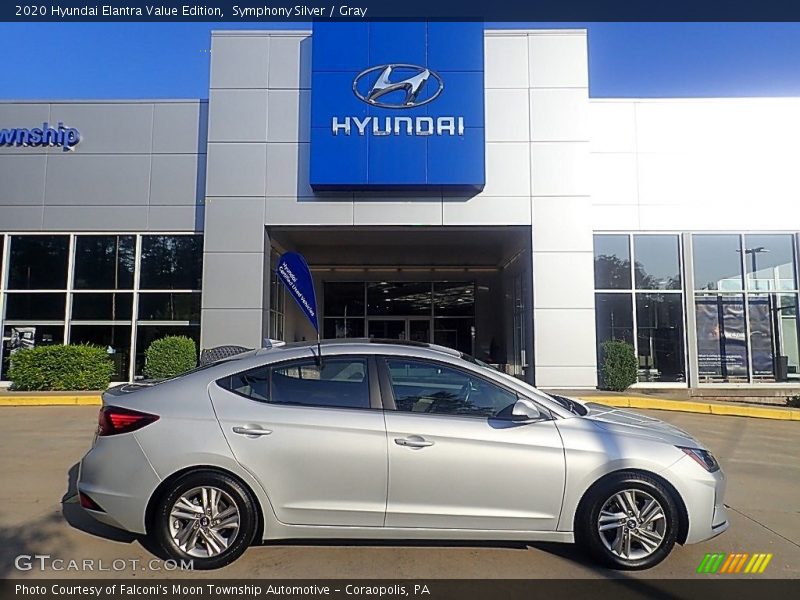 Symphony Silver / Gray 2020 Hyundai Elantra Value Edition