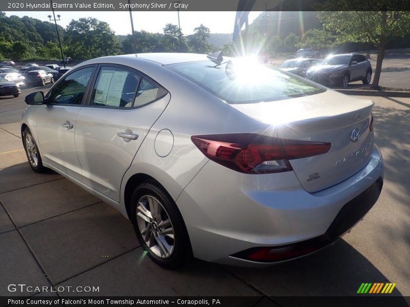 Symphony Silver / Gray 2020 Hyundai Elantra Value Edition