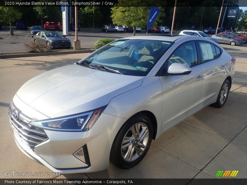 Symphony Silver / Gray 2020 Hyundai Elantra Value Edition
