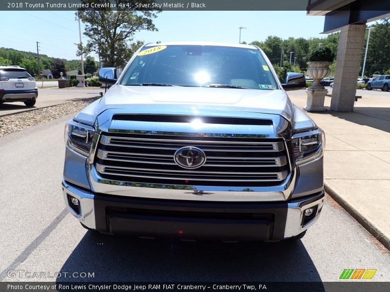 Silver Sky Metallic / Black 2018 Toyota Tundra Limited CrewMax 4x4