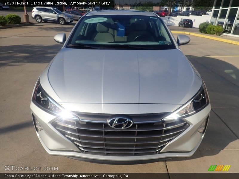 Symphony Silver / Gray 2020 Hyundai Elantra Value Edition