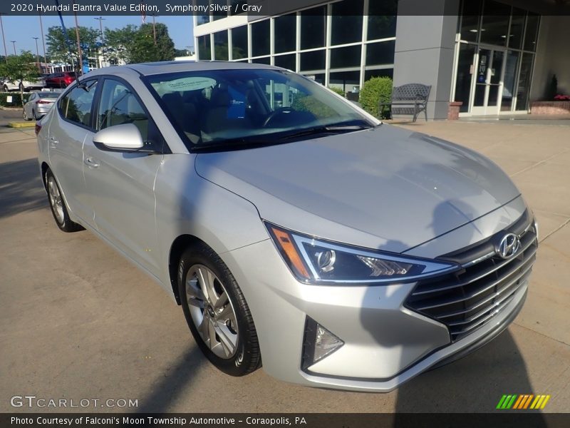 Symphony Silver / Gray 2020 Hyundai Elantra Value Edition