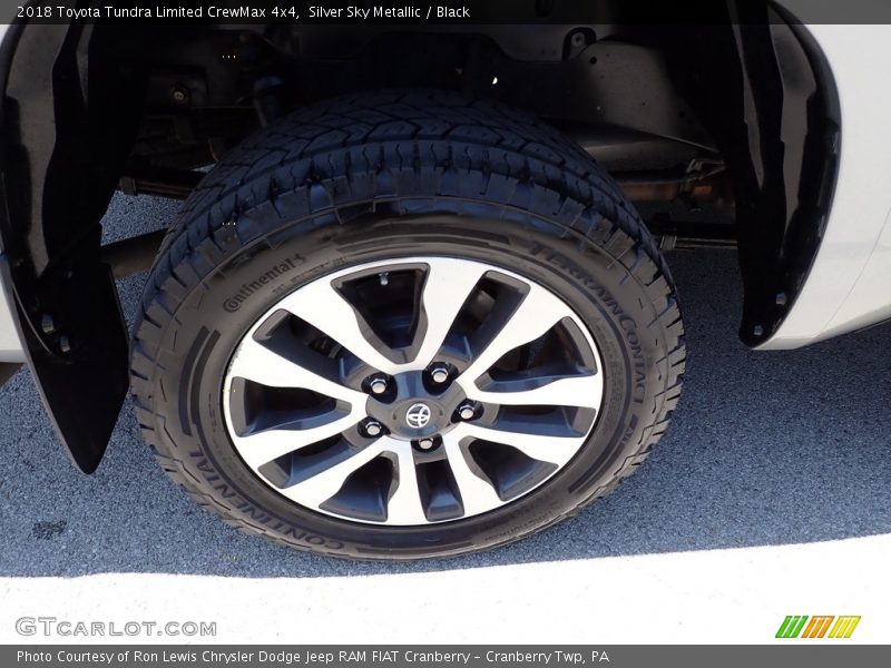 Silver Sky Metallic / Black 2018 Toyota Tundra Limited CrewMax 4x4