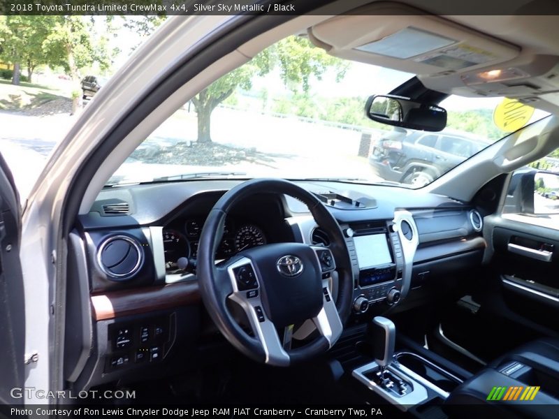 Silver Sky Metallic / Black 2018 Toyota Tundra Limited CrewMax 4x4