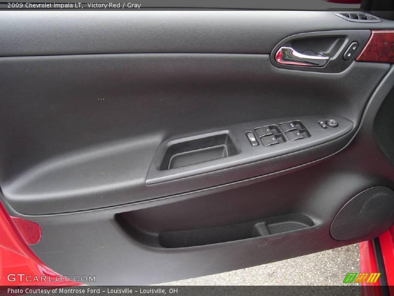 Victory Red / Gray 2009 Chevrolet Impala LT