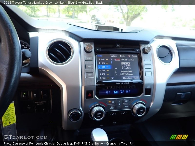 Silver Sky Metallic / Black 2018 Toyota Tundra Limited CrewMax 4x4