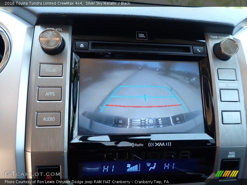 Silver Sky Metallic / Black 2018 Toyota Tundra Limited CrewMax 4x4