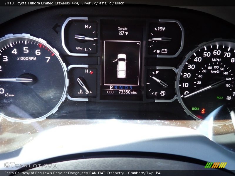 Silver Sky Metallic / Black 2018 Toyota Tundra Limited CrewMax 4x4