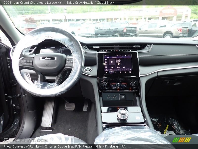 Baltic Gray Metallic / Global Black 2023 Jeep Grand Cherokee L Laredo 4x4